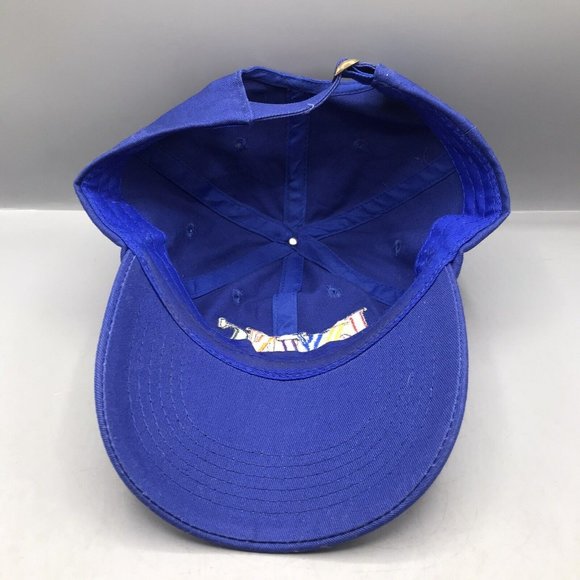 Living Single Vintage Strapback Hat Cap Adjustable Blue Sitcom 90s TV - VGC - Picture 5 of 5
